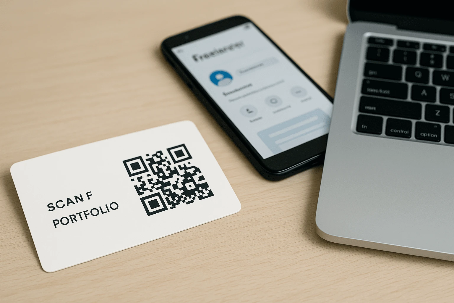 Códigos QR para freelancers - portafolio, contactos, redes sociales