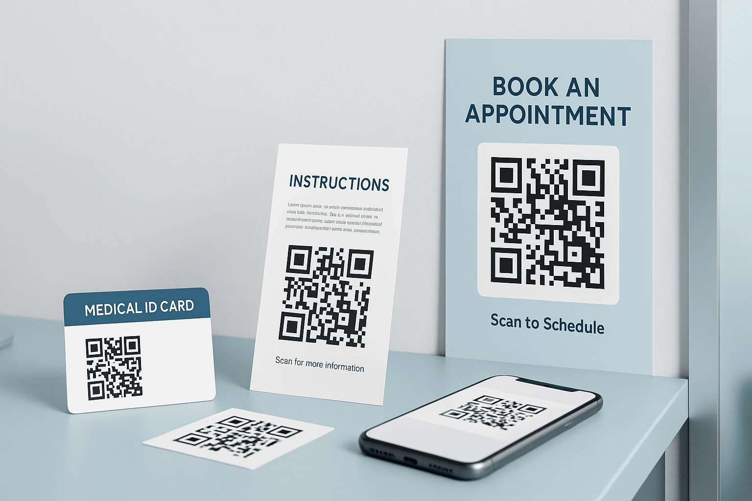 QR-Codes in der Medizin: Karten, Anleitungen, Terminbuchung