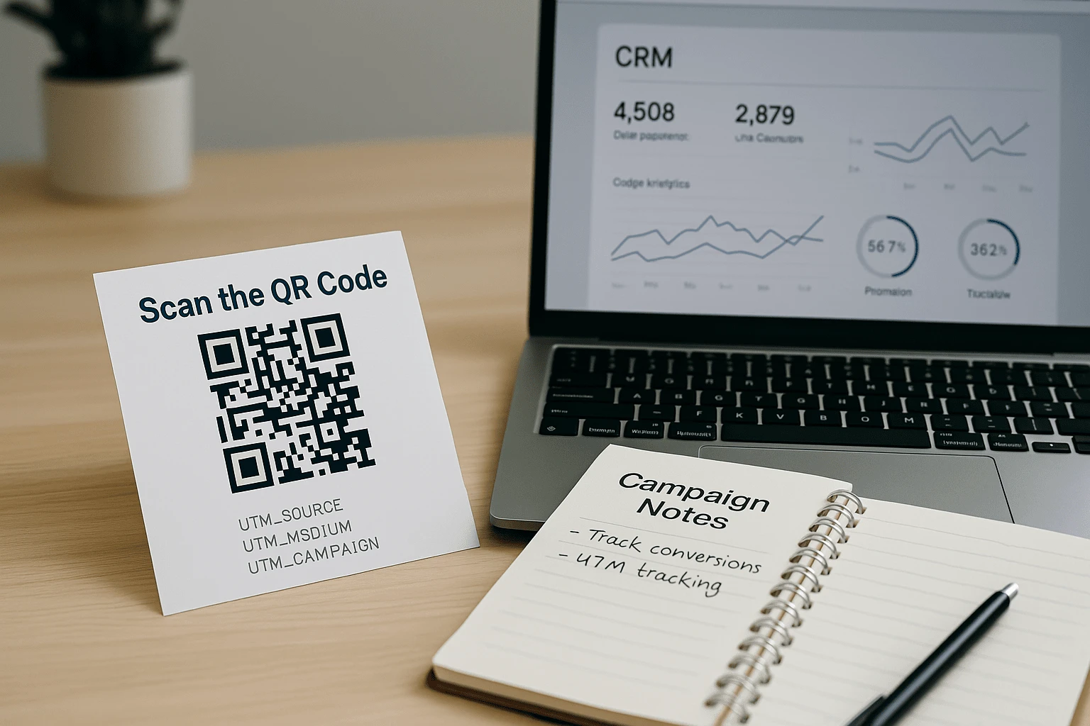 Códigos QR con analítica: integración con CRM, Google Analytics y UTM